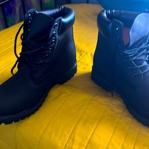 Black Timberland Boots, Never worn